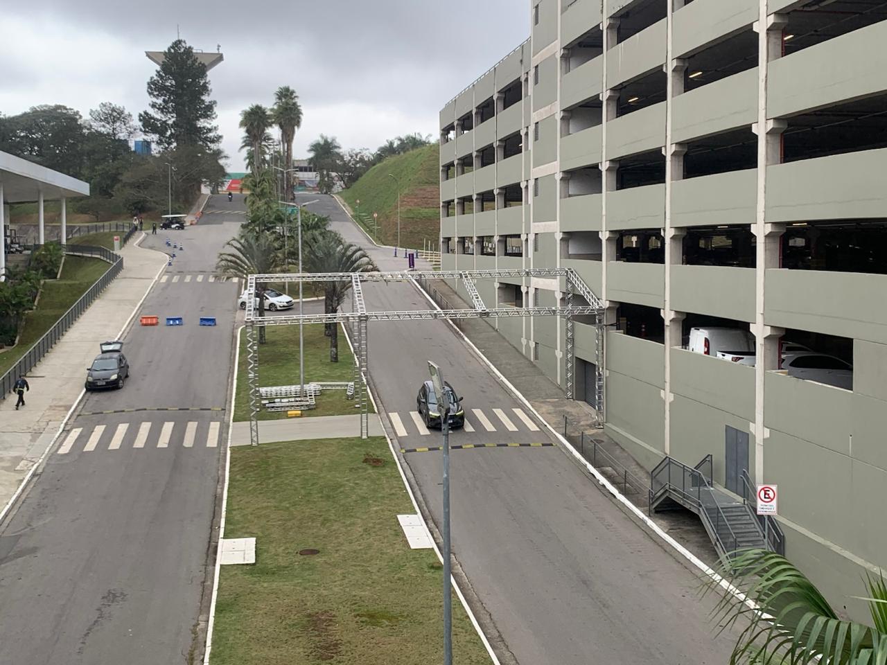 Estrutura montada para o evento Imigrantes 1